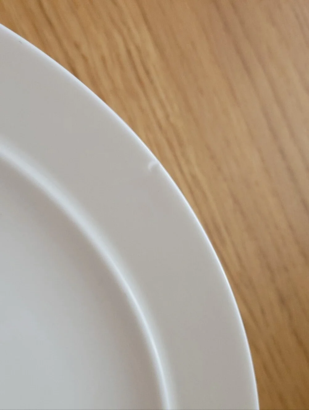 CRATE & BARREL Halo bone china dinner plates set